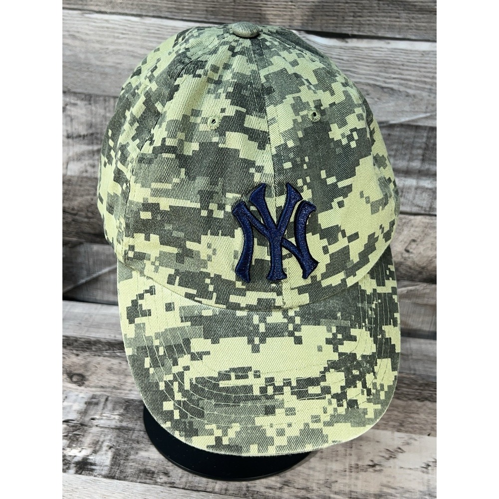 MLB New York Yankees Camouflage Hat Budweiser Army Adjustable‎